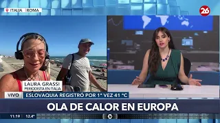 🌡️ OLA DE CALOR | Italia entra en su quinta ola y Roma supera los 35 grados