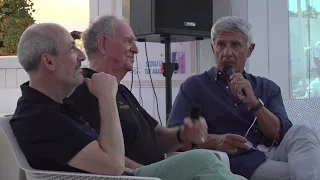 Ostia, diving champion Klaus Dibiasi stars in an evening event at the "South Beach Club"
