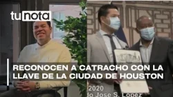 City of Houston grants keys to the city to Honduran attorney José López for his work