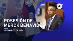 #NoticiasEcuador | Así fue la posesión de Merck Benavides como vocal suplente del CJ 01/03/2024