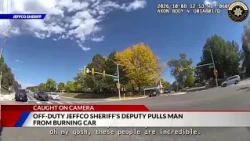 Off-duty Jefferson County Sheriff’s deputy drags driver from burning car