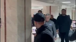 Calin  Georgescu la intrarea în Tribunalul Bucuresti