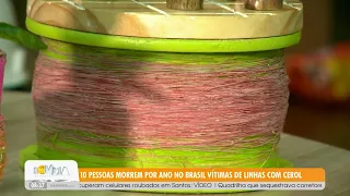 10 people die each year in Brazil as victims of glass-coated kite lines - 8/28/2026