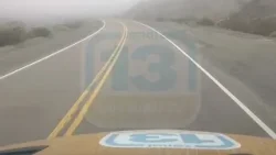 Niebla y frío: así se encuentra el camino del Colorado antes de la llegada de los ciclistas