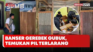 Banser Gerebek Gubuk Diduga Lokasi Transaksi Obat Terlarang #BeritasatuPagi