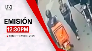 Noticias RCN Broadcast 12:30 p.m. / Friday, September 18, 2026