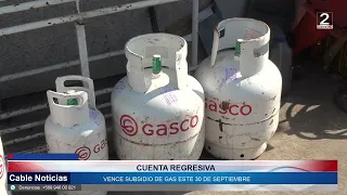 23 SEP 2026 Subsidio para compra de cilindros de gas vence el 30 de septiembre