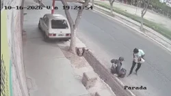 Video: atraparon a los delincuentes que le robaron la mochila a un joven vendedor no vidente