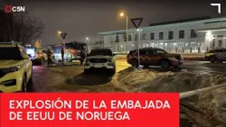 GUERRA en MEDIO ORIENTE: EXPLOSIÓN en la EMBAJADA NORTEAMERICANA de NORUEGA GUERRA en MEDIO ORIENTE: EXPLOSIÓN en la EMBAJADA NORTEAMERICANA de NORUEGA