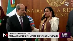 Chambre des conseillers: Enaam Mayara en visite au Sénat mexicain