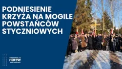 163. rocznica powstania styczniowego w Łomży. Podniesienie krzyża na mogile Powstańców Styczniowych 163. rocznica powstania styczniowego w Łomży. Podniesienie krzyża na mogile Powstańców Styczniowych