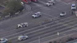 Officer hospitalized after crash in central Phoenix