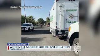 Tulare County deputies investigate murder-suicide after 2 people found dead