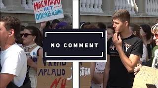NO COMMENT | PROTEST AT THE MINISTRY OF INTERNAL AFFAIRS FOLLOWING THE MĂGDĂCEȘTI MURDER: "THE ST...