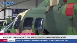 President Tinubu Inducts Five NAF Helicopters, Inaugurates Hangars