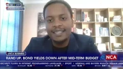 Rand up, bond yields down after mid-term budget
