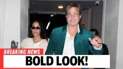 Brad Pitt turns heads in bold magenta trousers during Paris date night with Ines de Ramon