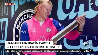 Haaland enters the Guinness World Records with four titles