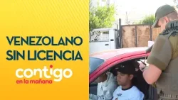 "TAN SUELTO DE CUERPO": Venezolano fue sorprendido conduciendo sin licencia - Contigo en la Mañana