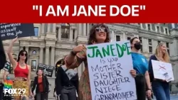 Protestors march in Center City, join nationwide rallies against sexual violence