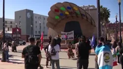 'ICE out of Aztlan' rally held in Boyle Heights