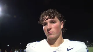 Carroll senior linebacker, tight end Eli Neuhouser postgame interview 9/11/2026