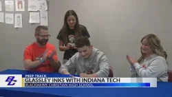 Blackhawk Christian sprinter Nolan Glassley signs with Indiana Tech