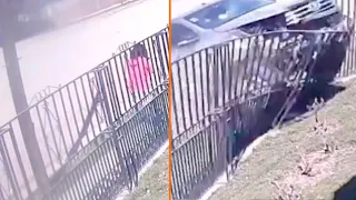 Junín de los Andes: a young girl miraculously escapes being hit by a truck