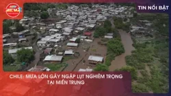11:30 AM Heavy rains cause flooding in Chile
