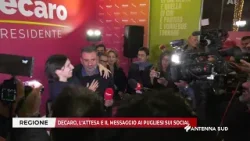 06 GENNAIO 2026   REGIONE    DECARO, L'ATTESA E IL MESSAGGIO AI PUGLIESI SUI SOCIAL
