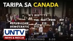 Resolusyon para bawiin ang taripa sa Canada, pasado sa U.S. House of Representatives