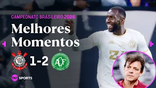 TIMÃO HAS GOAL DISALLOWED, CHAPE COME FROM BEHIND TO WIN THEIR FIRST AWAY GAME! CORINTHIANS 1-2 C...