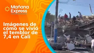 Videos show damage in Cali, one of the cities most affected by the 7.4 earthquake