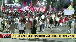 Diaspora mbush Bulevardin! Mbyllen fjalimet, nis marshimi masiv i qytetarëve