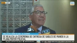 Entregaron sables de mando a la plana mayor policial