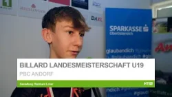 Zachhuber gewinnt U19-Landesmeisterschaft im 8er-Ball in Andorf