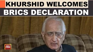 BRICS: Salman Khurshid Welcomes BRICS Declaration, Hails Consensus On Terrorism, Gaza, Sanctions