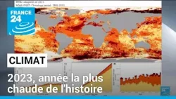 2023, année la plus chaude de l'histoire • FRANCE 24