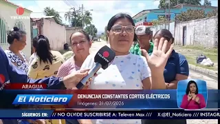 Constant power outages reported in Aragua – El Noticiero Midday Edition 07/31/26