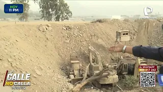 Woman reports that her heavy machinery was buried in rubble