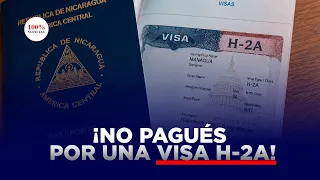 Embajada de EEUU alerta a nicaragüenses por estafas con visas H 2A