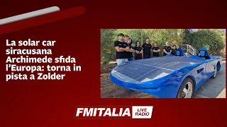 La solar car siracusana Archimede sfida l’Europa: torna in pista a Zolder.