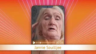 TV Oranje app video message - Jannie Souilljee
