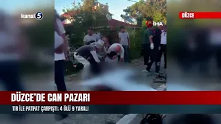 Tragedy in Düzce! Semi-Truck Collides With Farm Vehicle; 4 Dead, 9 Injured