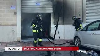 AUGUST 04, 2026 - TARANTO - FIRE AT SUSHI RESTAURANT