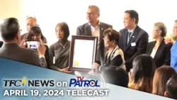TFC News on TV Patrol | April 19, 2024