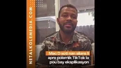 Mac D Harmonik finalman soti nan silans li pou bay eksplikasyon