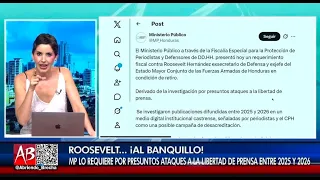 AB - PUBLIC PROSECUTOR CHARGES ROOSEVELT FOR ATTACKING THE PRESS... WATCH OUT: ELECTORAL CRIMES A...