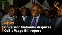 Governor Malombe disputes CoB's wage bill report, says Kitui spent only 28 percent on salaries