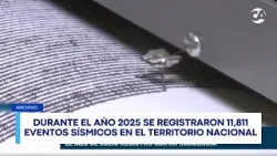 Durante el año 2025 se registraron 11,811 eventos sísmicos en el territorio nacional